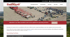 Desktop Screenshot of procountryauction.com